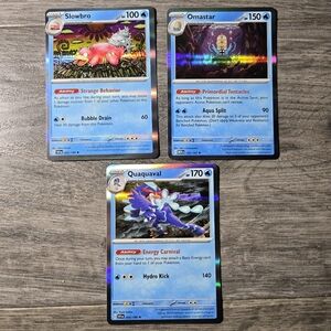 Pokemon Trading Card Holo Set X3